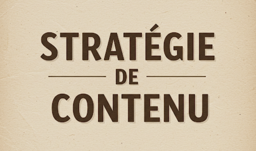 Dossier - "La stratégie de contenu : levier essentiel du marketing digital"