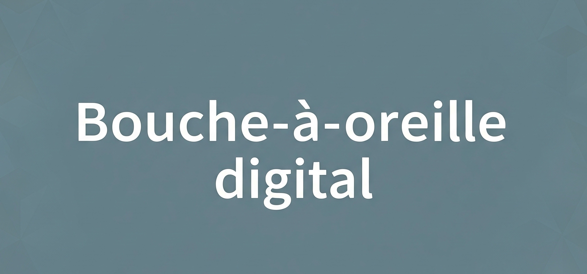 Dossier - "Le pouvoir du bouche-à-oreille digital"