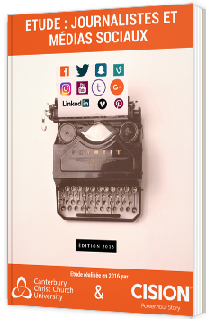 Etude : Journalistes et Médias sociaux 2016