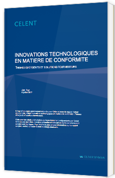 Innovations technologiques en matière de conformité - Thèmes émergents et solutions fournisseurs