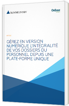 Gérez en version numérique l'intégralité de vos dossiers du personnel depuis une plateforme unique
