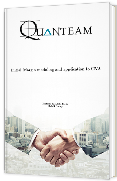 Initial Margin modeling and application to CVA