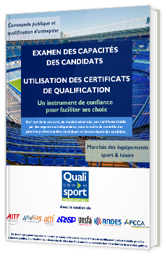 Livre blanc - "Commande publique et qualification d’entreprises" - Qualisport