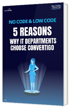 Livre blanc - "No Code & Low Code : 5 reasons why IT departments choose Convertigo" - Convertigo
