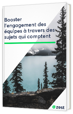Livre blanc - "Booster l'engagement des équipes à travers des sujets qui comptent" - Zestmeup