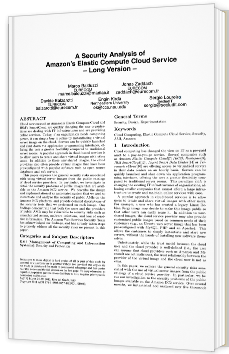 A security analysis of Amazon's elastic compute cloud service