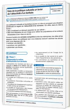 Faire de la politique culturelle un levier de l’attractivité d’un territoire