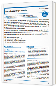 Les outils de pilotage financier