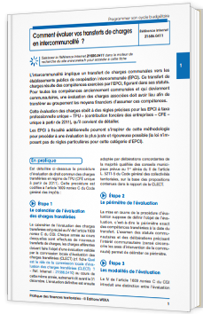 Comment évaluer vos transferts de charges en intercommunalité ?