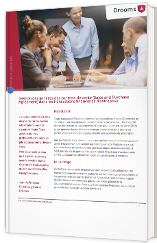 Gestion des annexes des contrats de vente (Sales and Purchase Agreement) dans les transactions financières d'entreprise