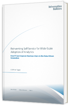 Reinventing self-service for wide-scale adoption of analytics
