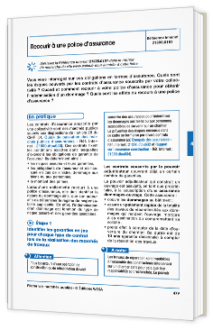 Recourir à une police d’assurance