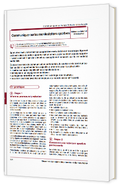 Communiquer sur les manifestations sportives