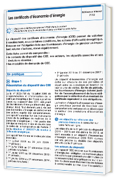 Bénéficier des certificats d'économie d'énergie