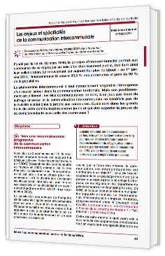 Les enjeux et spécificités de la communication intercommunale