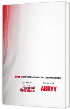 2013 Supplier Communication Study