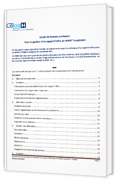 Livre blanc - "Guide de bonnes pratiques pour la gestion d’un appel d’offre de WMS hospitalier" - KLS Logistic