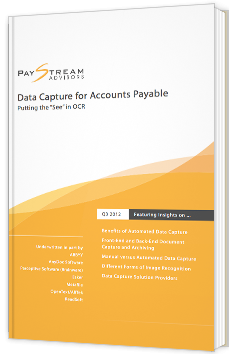 Capture de données pour les comptes fournisseurs