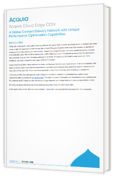 Acquia Cloud Edge CDN