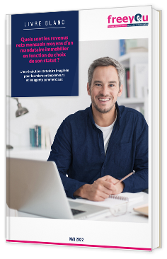 Quels sont les revenus nets mensuels moyens d’un mandataire immobilier en fonction du choix de son statut ?