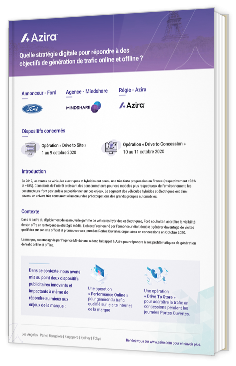 Livre blanc - "Quelle stratégie digitale pour répondre à des objectifs de génération de trafic online et offline ?" - Azira