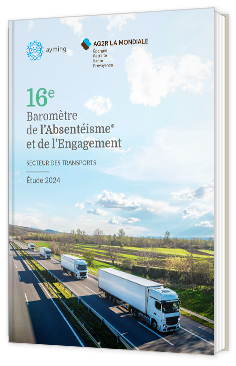 Livre blanc - "16ème Baromètre de l'Absentéisme et de l'Engagement 2024 - Secteur des Transports" - Ayming 