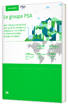 Livre blanc - Le groupe PSA vise l’excellence de tout son panel fournisseurs y compris sur les critères environnementaux, sociaux, éthiques - Ecovadis