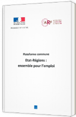 Plateforme commune - Etat-Régions : ensemble pour l'emploi