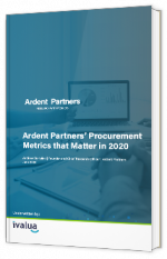 Ardent Partners’ Procurement Metrics that Matter in 2020