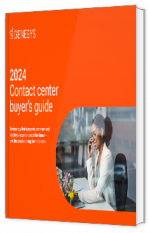Livre blanc - 2024 Contact center buyer’s guide - Genesys 