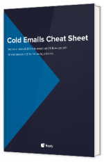 Livre blanc - Cold Emails Cheat Sheet - Reply 