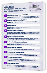 Livre blanc - "10 bénéfices d'enclencher une démarche numérique responsable" - Fruggr