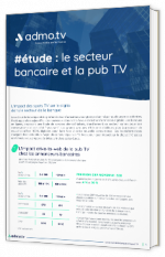 #étude : le secteur bancaire et la pub TV