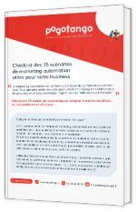 Livre Blanc - Checklist 15 scénarios de marketing automation utiles pour votre business - Pogotango